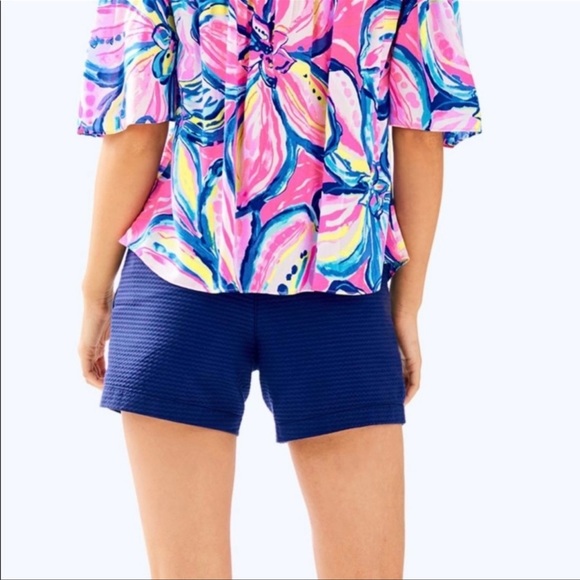 NWT Lilly Pulitzer Sain Top Pink Sunset-The Sunny Side XXS - Picture 4 of 6